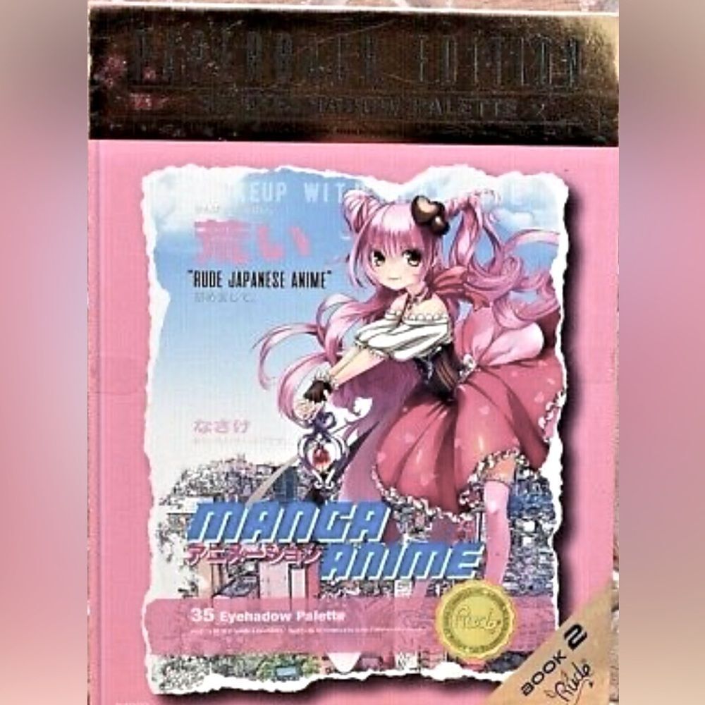 NIB Rude Cosmetics 
Manga Anime 35 Eyeshadow Palette